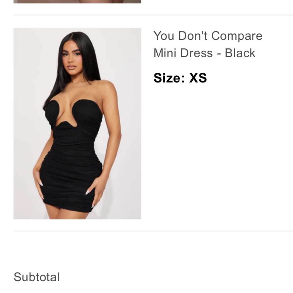 Fashion Nova you don’t compare mini dress